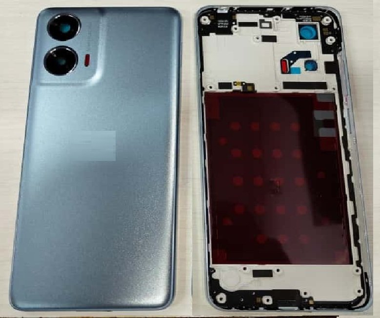 Motorola G24 5G Full Body Housing Replacement Back Frame Middle Chassis with Side Keys – Black, Grey, Silver, Pink & Gold